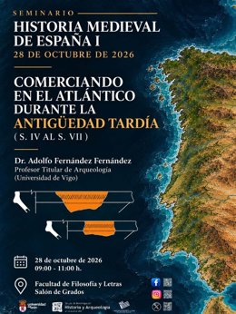 La Facultad de Filosofía y Letras de la Universidad de León (ULE) acogerá este miércoles el seminario 'Comerciando en el Atlántico durante la Antigüedad Tardía (siglos IV-VII)'.