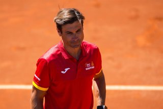 Archivo - David Ferrer, captain of Spain, looks on during their men’s singles tennis match go 2025 David Cup Qualifiers Second Round between Spain and Denmark at Club Tennis Puente Romano on September 13, 2025, in Malaga, Spain.