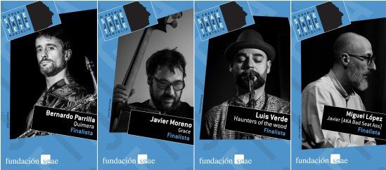 Finalistas del VI Premio SGAE de Jazz Tete Montoliu.