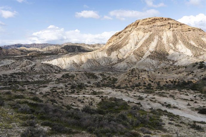 Archivo - Desierto de Tabernas, en Almería. 