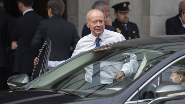 Archivo - El magistrado del Tribunal Constitucional y exministro de Justicia, Juan Carlos Campo, a su llegada al acto solemne de apertura del año judicial, en el Tribunal Supremo, a 10 de septiembre de 2026, en Madrid (España).