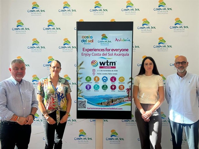 Presentación de la presencia de Mancomunidad Axarquía en la WTM de Londres.
