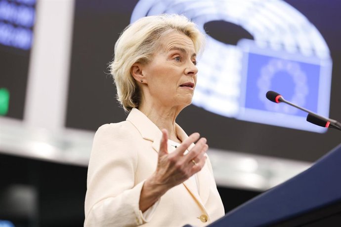 La presidenta de la Comisión Europea, Ursula von der leyen.