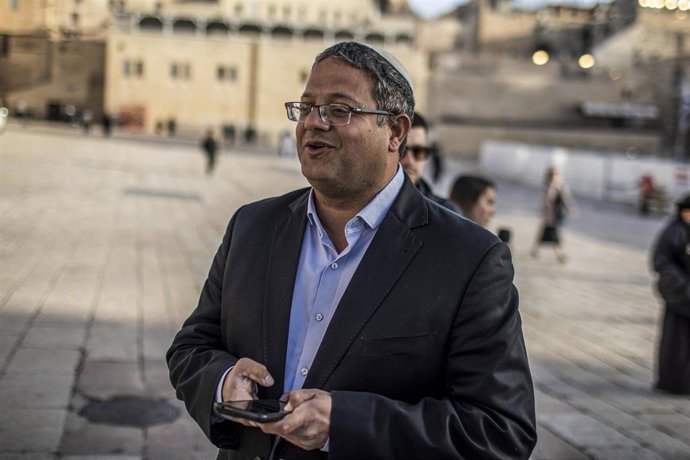 Archivo - Itamar Ben Gvir en la Explanada de las Mezquitas (archivo)