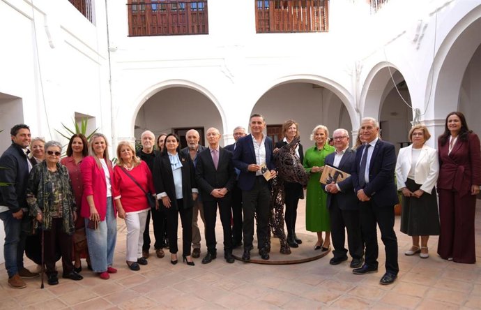 Primera jornada del 'Congreso Internacional Zenobia Camprubí, Juan Ramón Jiménez y el 27' en Moguer (Huelva).
