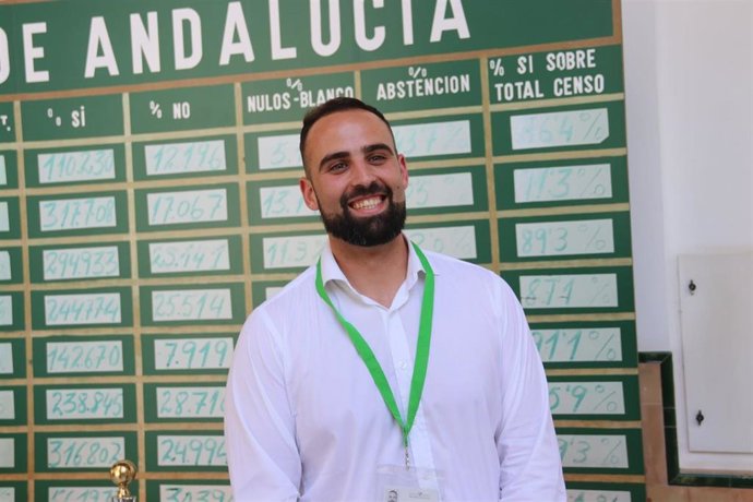 El candidato socialista a la Alcaldía de Doña Mencía, David Borrallo.