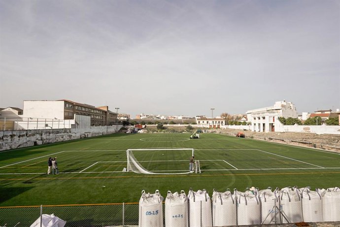 Archivo - Estadio de San Eulogio en Córdoba en el desarrollo de su primera fase.