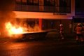 Incendiados al menos media docena de coches en Bilbao tras una protesta contra Vito Quiles