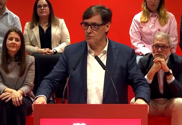 El primer secretario del PSC y presidente de la Generalitat, Salvador Illa
