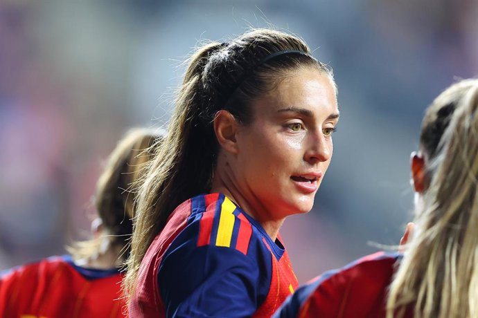CHESTER, PA - OCTOBER 13:  Alexia Putellas #11 of Spain celebrates after scoring during the Womens International Friendly against the United States at Subaru Park on October 13, 2026 in Chester, Pennsylvania.