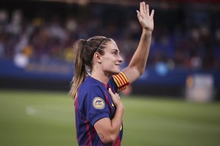 Archivo - Alexia Putellas says goodbye to the fans in her final match as an FC Barcelona player after the Spanish Women league, Liga F, football match played between FC Barcelona and Real Sociedad at Johan Cruyff Stadium on May 27, 2026 in Sant Joan Despi