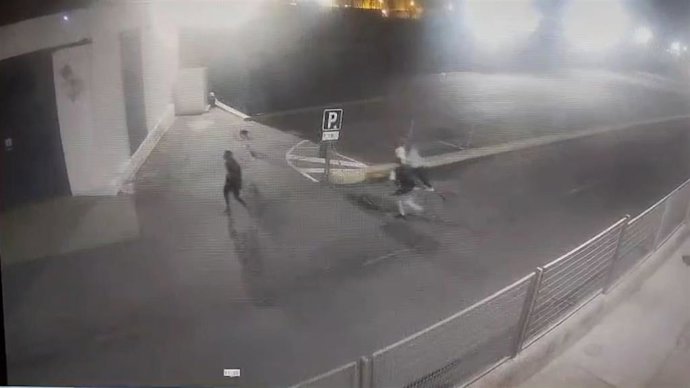 Imagen captada por una cámara de seguridad.