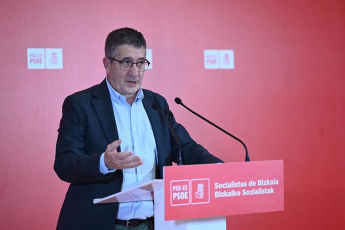 El portavoz del PSOE en el Congreso de los Diputados, Patxi López.