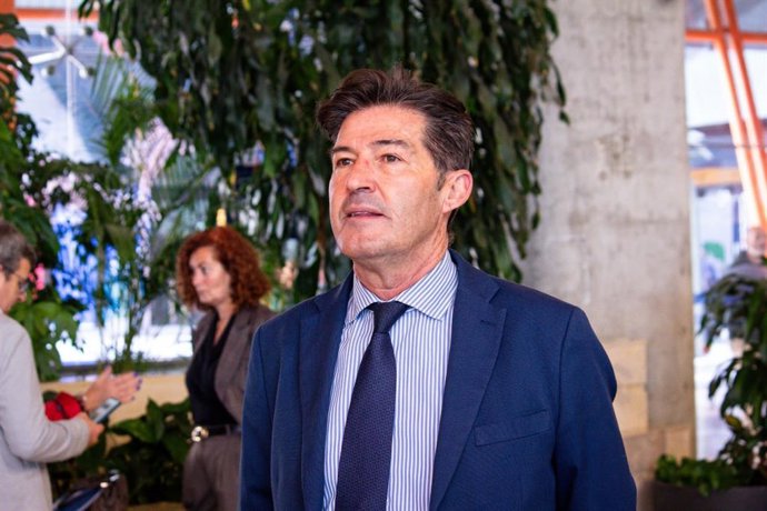 El portavoz del grupo municipal Vox en el Ayuntamiento de Málaga, Antonio Alcázar, en una imagen de archivo