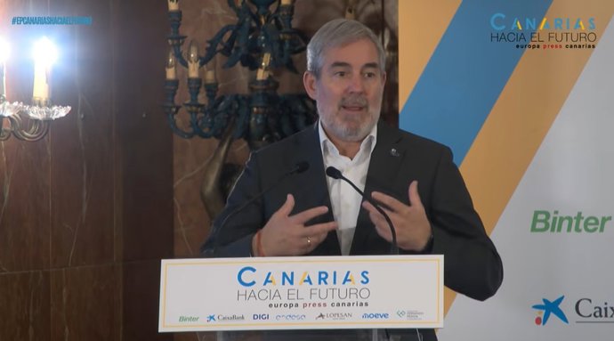 El presidente de Canarias, Fernando Clavijo