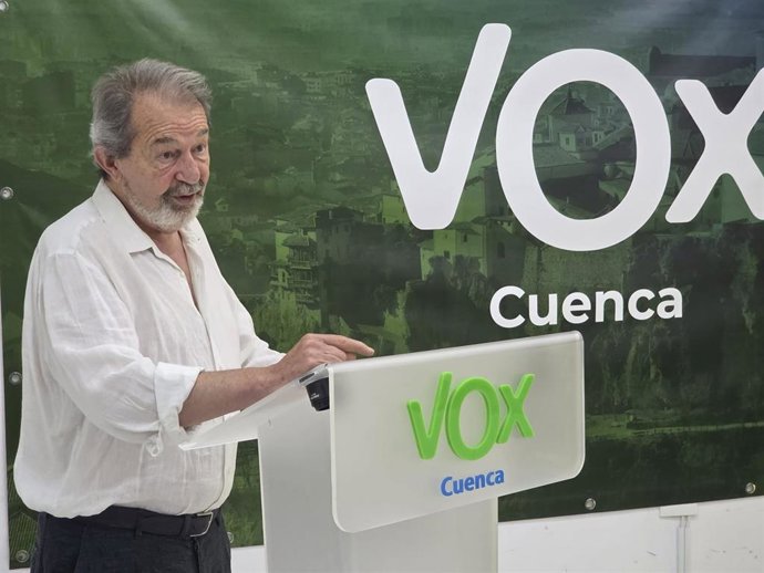 Luis Guillermo Ortega, único candidato de Vox al Senado en la provincia de Cuenca tras el pacto de Feijóo y Abascal
