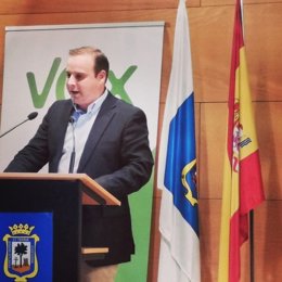 Carlos Bermejo Martins, candidato de Vox al Senado por Huelva.