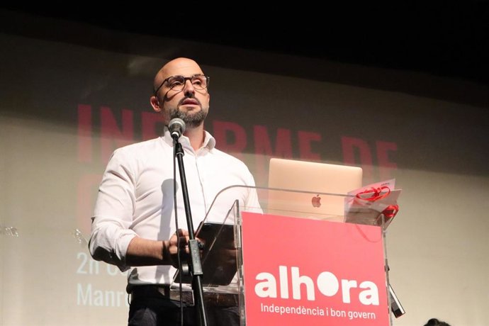 El president d'Alhora, Jordi Graupera