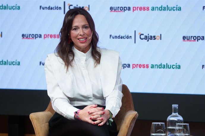 La consejera de Vivienda, Juventud y Ordenación del Territorio, Rocío Díaz, participa en una nueva edición de los desayunos informativos de Europa Press Andalucía, en la sede de la Fundación Cajasol en Sevilla.