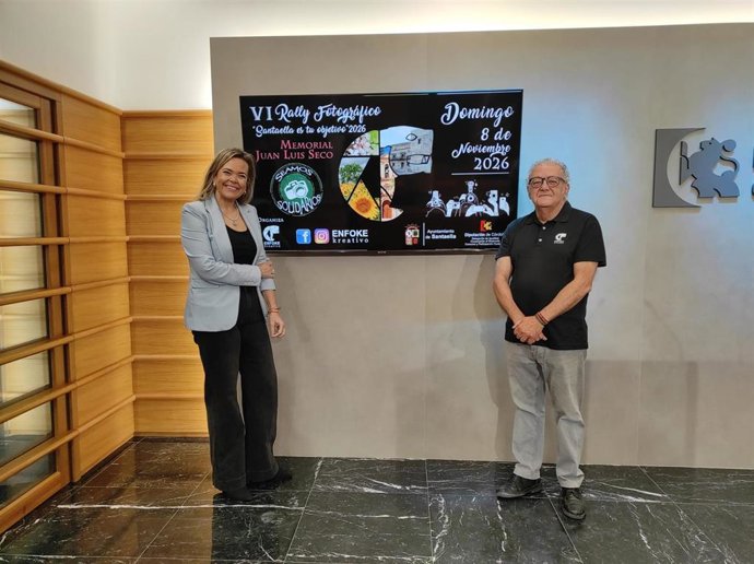 Presentación del Rally Fotográfico-Solidario 'Santaella es tu objetivo 2026'.