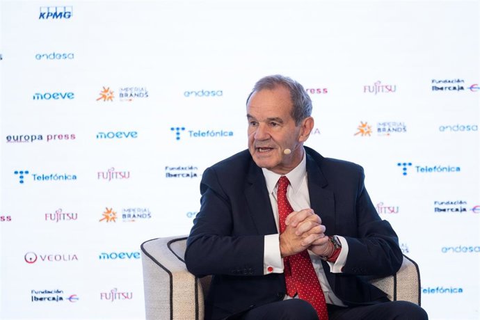 El secretario general Iberoamericano, Andrés Allamand, durante un Desayuno Informativo de Europa Press, en el Hotel Rosewood Villa Magna, a 27 de octubre de 2026, en Madrid (España).
