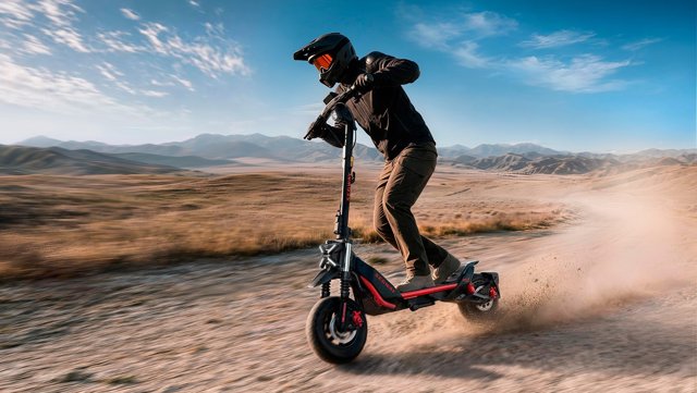 Fotografía del patinete eléctrico Segway ZT3-MAX.