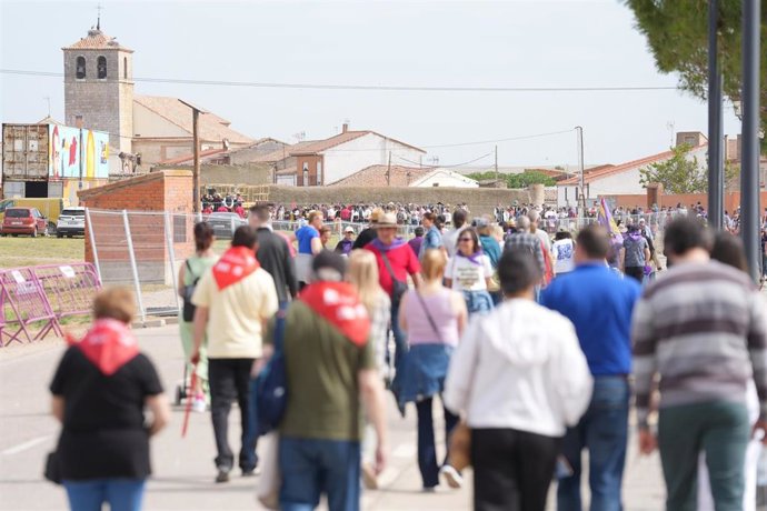 Archivo - Ambiente en la celebración del Día de Castilla y León, a 23 de abril de 2026, en Villalar de los Comuneros, Valladolid, Castilla y León (España).