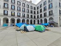 El Ayuntamiento sigue pidiendo a la Delegación que no permita la acampada en La Porticada: "Tiene muchísimos perjuicios"