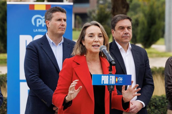 La candidata número 1 del PP de La Rioja al Congreso, Cuca Gamarra.