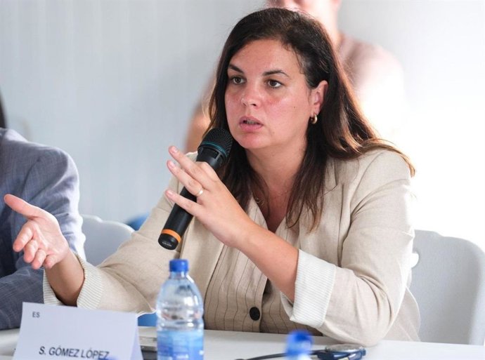 Archivo - La eurodiputada socialista Sandra Gómez