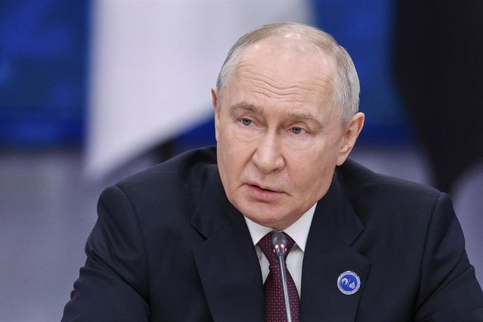 El presidente ruso, Vladimir Putin, durante un foro en Moscú.