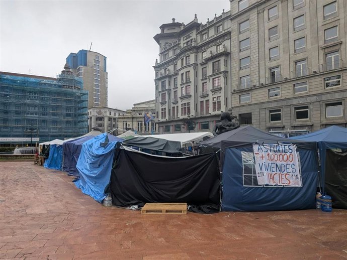 Acampada en La Escandalera