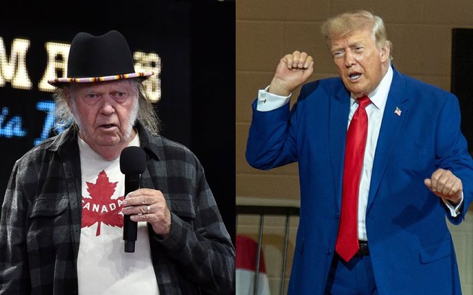 Archivo - Neil Young demanda a Trump por usar su canción Rockin' in the Free World: "Es lo contrario a lo que él representa"