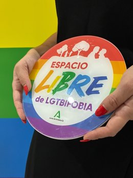 Reconocimiento 'Espacio libre de LGTBIfobia' que otorga la Junta de Andalucía.