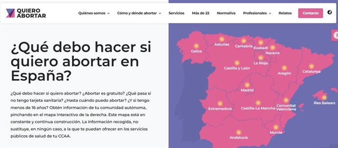Archivo - Arquivo - O Governo aprova um decreto para destinar 300.000 euros à ampliação dos serviços do site “Quiero Abortar”