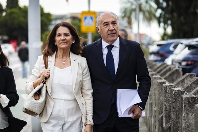 El alcalde de Algeciras, José Ignacio Landaluce, a su llegada a los Juzgados de Algeciras el pasado día 23.