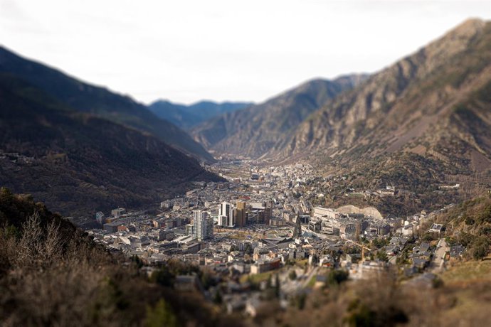 Archivo - Vista de la vall central d'Andorra