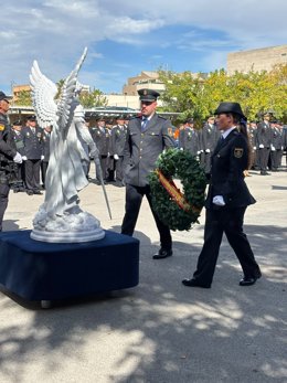 Acto en la Jefatura Superior de Policía de Andalucía Oriental por el Patrón de la Policía Nacional.