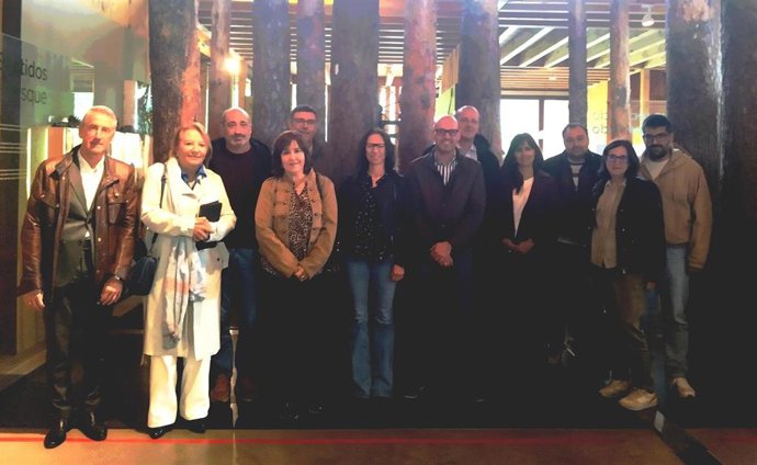 Reunión del Patronato del Parque Natural de la Laguna Negra, en Vinuesa (Soria).
