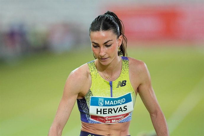 Archivo - La atleta Blanca Hervás es una de las protagonistas del documental 'Lo invisble', que se estrena el 4 de noviembre en las salas de Madrid.