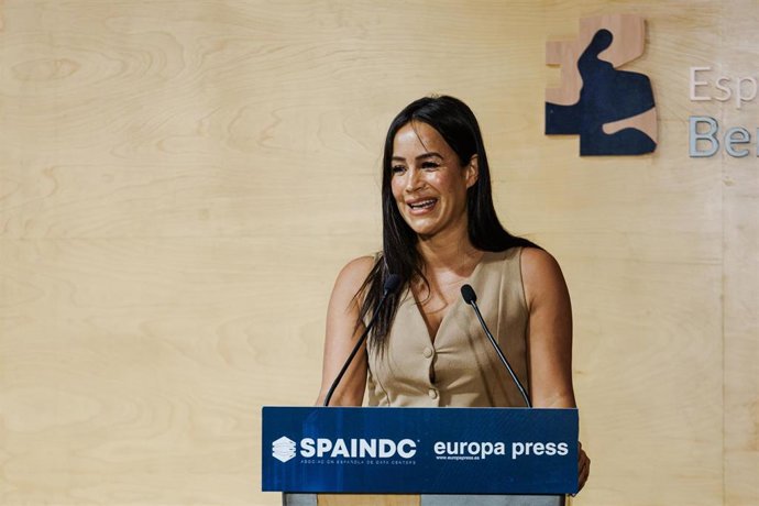 Archivo - La directora ejecutiva de Spain DC, Begoña Villacís, interviene durante el encuentro informativo Spain DC bajo el título 'Centros de datos: el cerebro de la era digital', en el Espacio Bertelsmann, a 18 de junio de 2025, en Madrid (España)