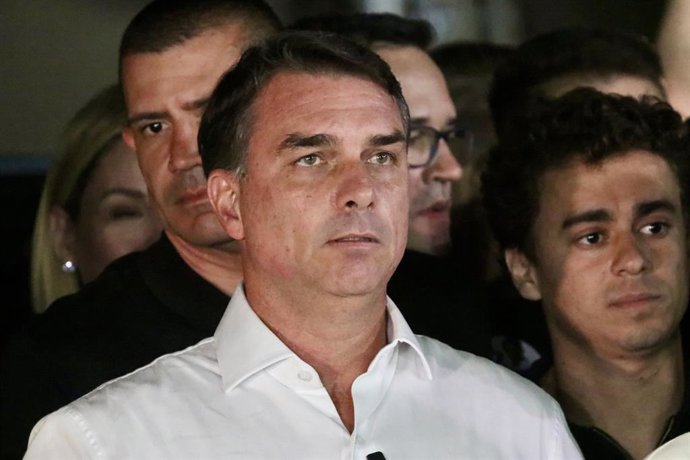 El senador brasiler Flávio Bolsonaro.