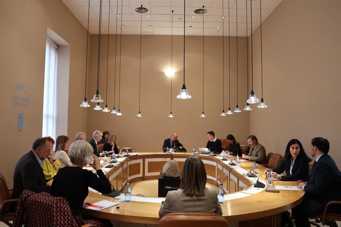 Reunión de la Xunta de Portavoces del Parlamento de Galicia