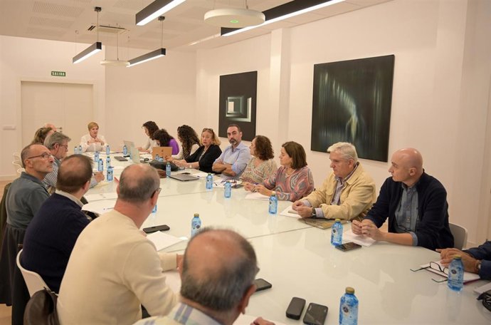 Reunión de trabajo de la Diputación de Ciudad Real con el Comité Científico del Geoparque Volcantes de Calatrava-Ciudad Real.