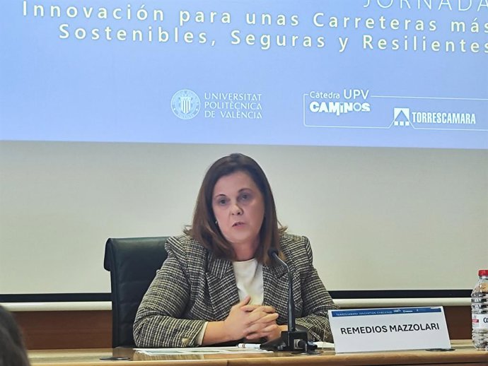 Archivo - Arxiu - Imatge d'arxiu de la diputada de Carreteres i vicepresidenta segona de la Diputació de València, Reme Mazzolari