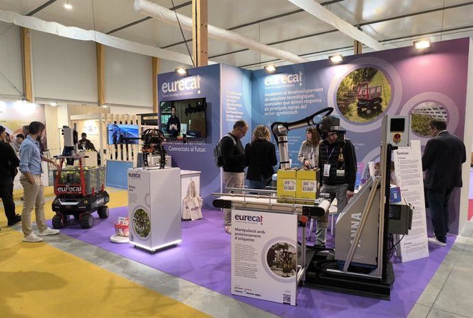 El expositor de Eurecat en el Agrobiotech Innovation Forum de Lleida