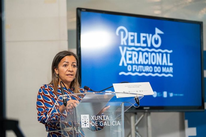 La conselleira do Mar, Marta Villaverde.