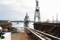 Navantia bota en Ferrol la fragata F-112 'Roger de Lauria', "un hito para la modernización" de la Armada
