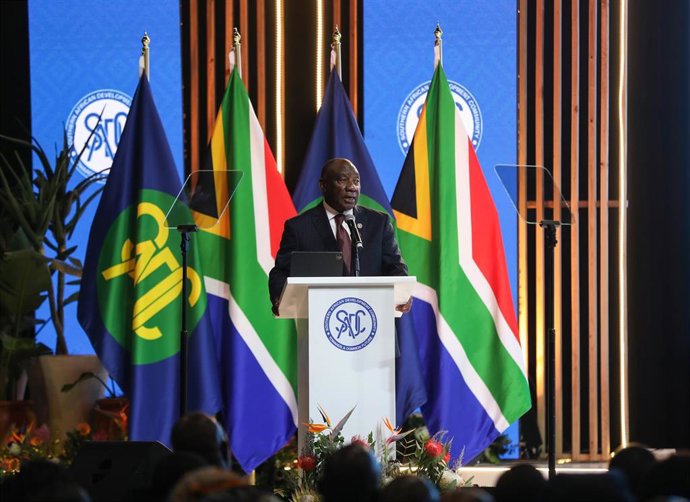 Archivo - El presidente de Sudáfrica, Cyril Ramaphosa