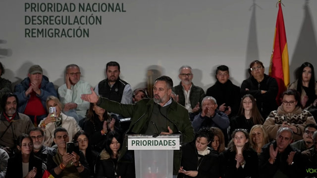 Abascal asegura que Sánchez "ha puesto un candidato en Ceuta" denunciado por "sa